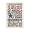 Stupell Industries Pledge of Allegiance Patriotic Wall Plaque Art